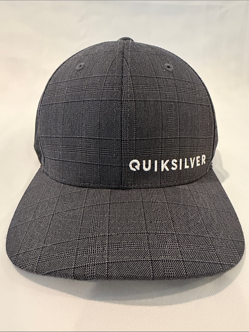 Quiksilver Charcoal Plaid Logo Cap